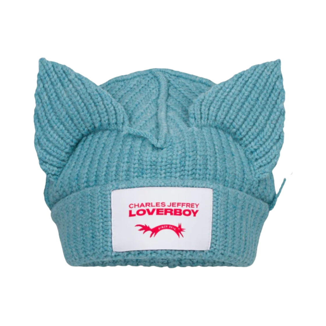 CJLSS23CEB2 Charles Jeffrey Loverboy Chunky Ears Beanie Blue