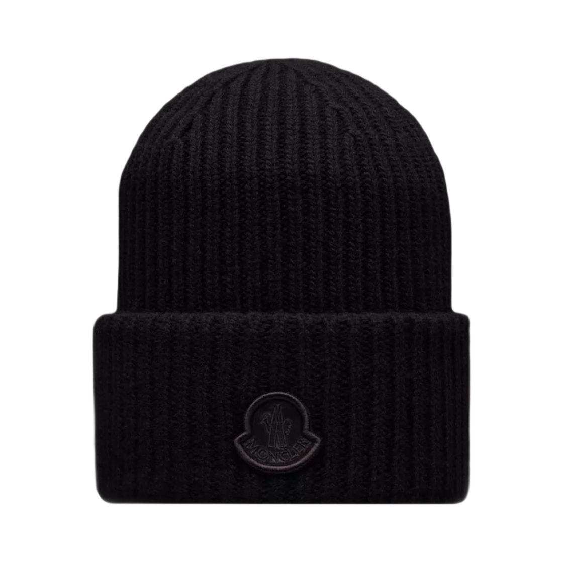(W) 몽클레르 울 비니 블랙 - 23FW((W) Moncler Wool Beanie Black - 23FW) - 1