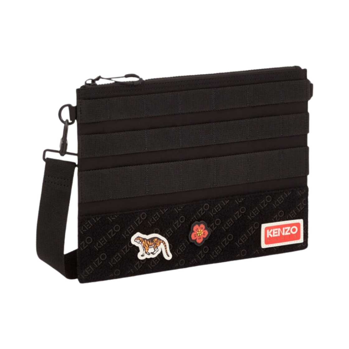 겐조 정글 라지 파우치 블랙(Kenzo Jungle Large Pouch Black) - 1