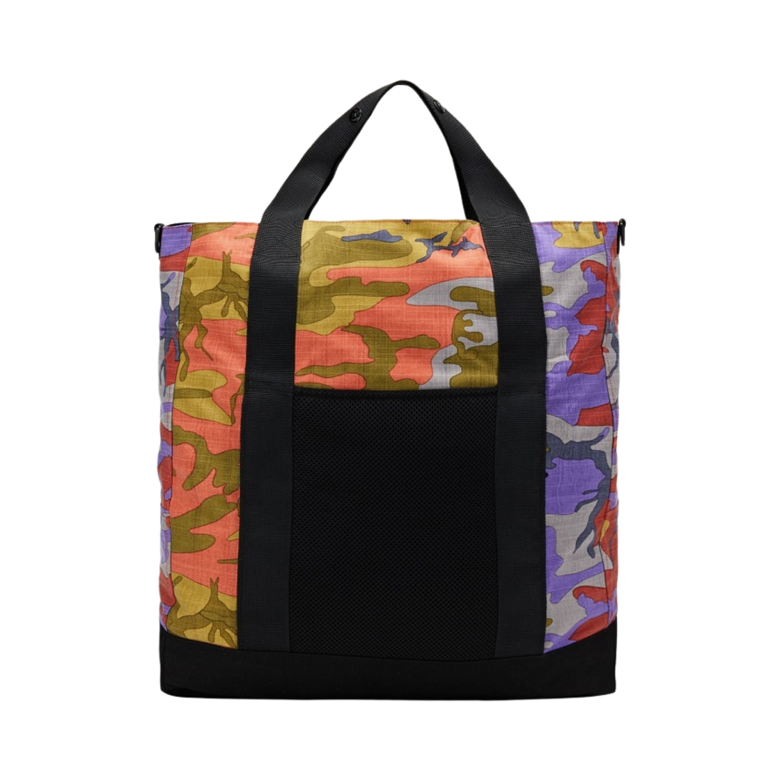 스톤 아일랜드 914E1 S.I. 헤리티지 카모 립스탑 나일론 와트로 토트백 브릭 - 22FW(Stone Island 914E1 S.I. Heritage Camo Ripstop Nylon Watro Tote Bag Brick - 22FW) - 3