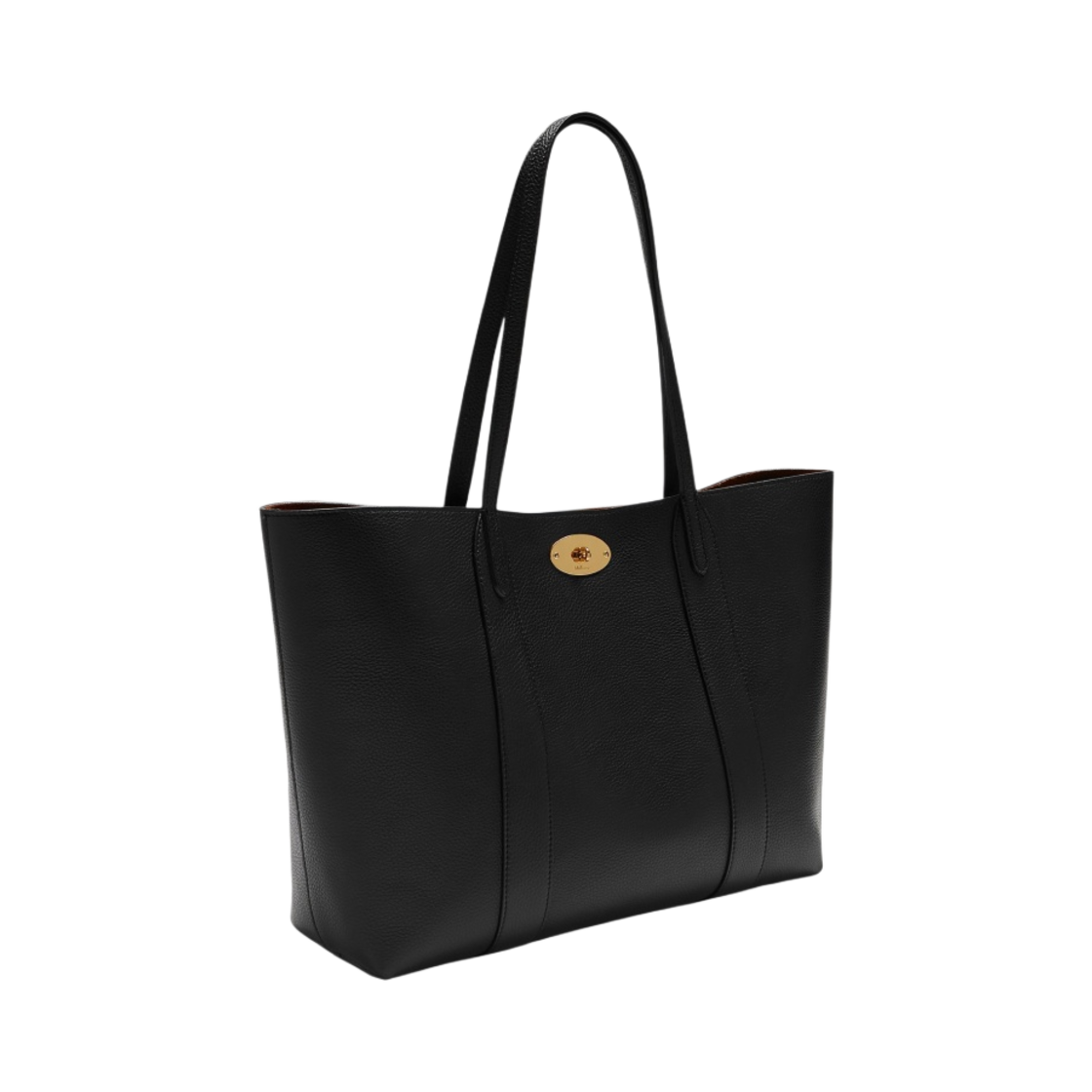 HH4589-205A330 Mulberry Small Classic Grain Bayswater Tote Black - #2