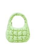 COS Quilted Micro Bag Leather Lime