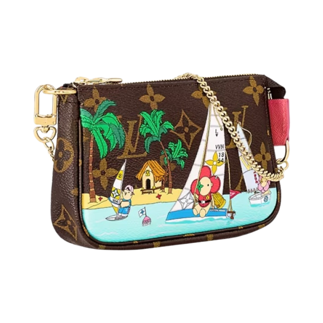 루이비통 미니 포쉐트 악세수아 모노그램 드래곤 프루트 핑크(Louis Vuitton Mini Pochette Accessoires Monogram Dragon Fruit Pink) - 2