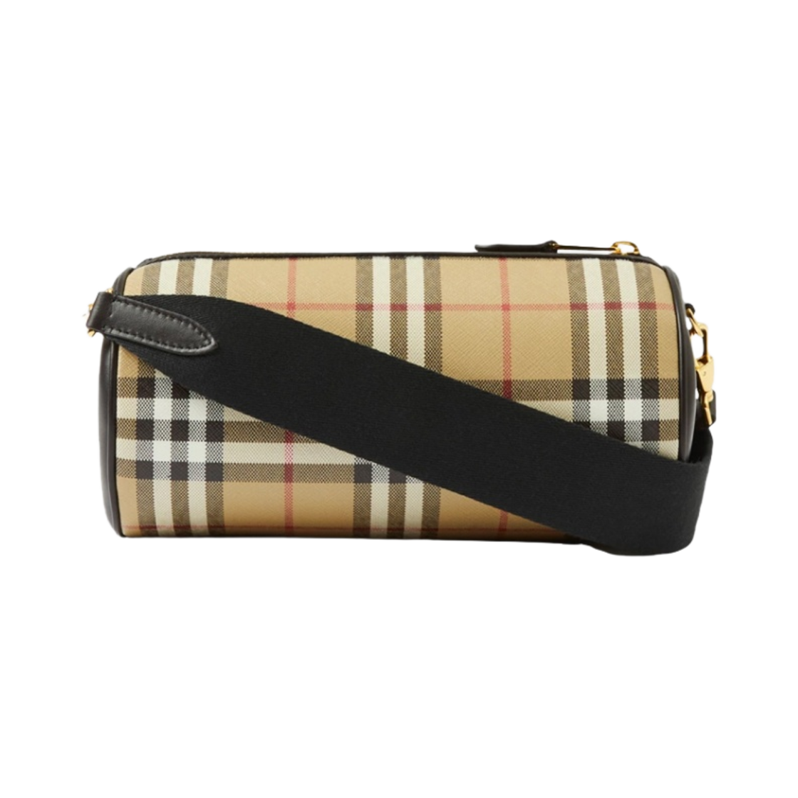버버리 빈티지 체크 배럴백 아카이브 베이지 블랙(Burberry Vintage Check Barrel Bag Archive Beige Black) - 3