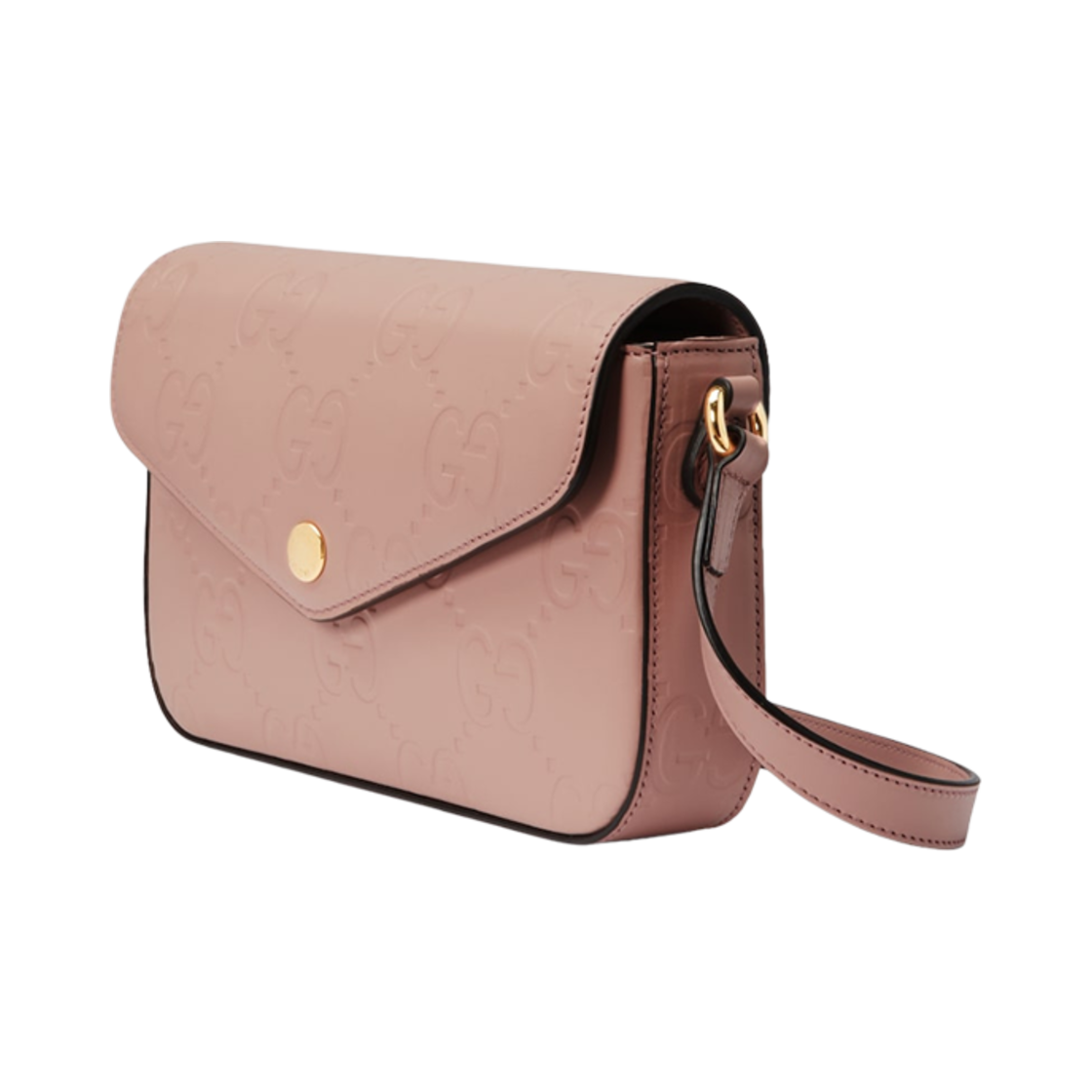 구찌 GG 슈퍼 미니 숄더백 로즈 베이지 레더(Gucci GG Super Mini Shoulder Bag Rose Beige Leather) - 1