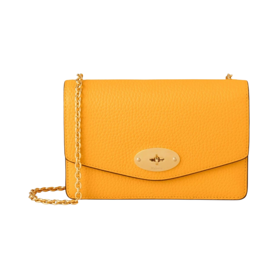 멀버리 헤비 그레인 스몰 달리 더블 옐로우(Mulberry Heavy Grain Small Darley Double Yellow)