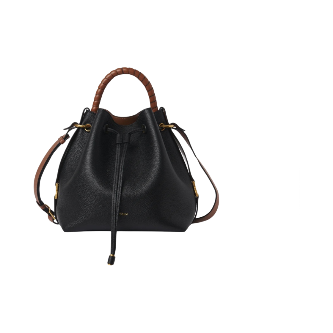 CHC23AS606I31001 Chloe Marcie Bucket Bag Black
