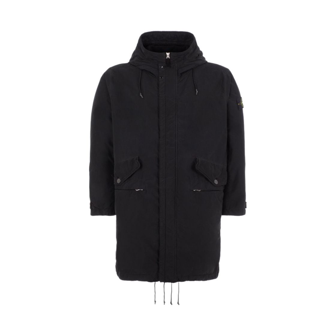 스톤 아일랜드 70231 다비드 라이트 TC 마이크로파일 피쉬테일 파카 블랙 - 22FW(Stone Island 70231 David Light-TC Mircropile Fishtail Parka Black - 22FW) - 1