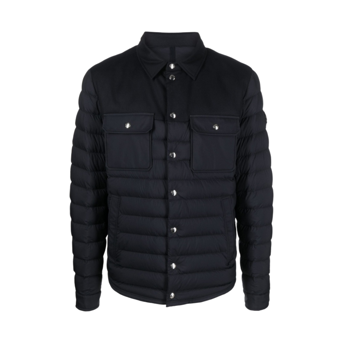 I2-091-1A00188-596K7-776 Moncler Fauscoum Down Shacket Night Blue - 23FW