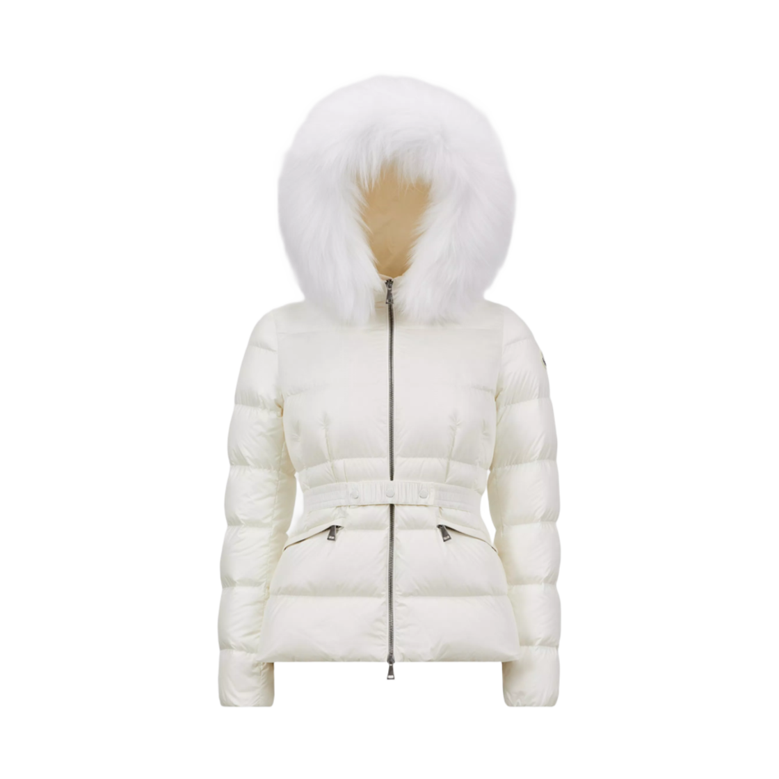 (W) 몽클레르 보에드 쇼트 다운 자켓 화이트 - 24FW
