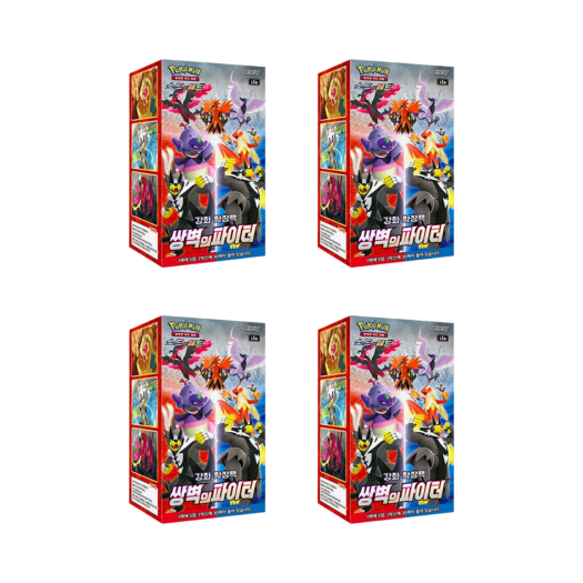 Pokemon Card Game Sword & Shield Expansion Pack Double Fighter 4 Boxes (Total Pack of 120)