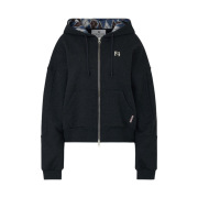 [KREAM 단독] Newalrin Lollipop Check Hoodie Zip Up Melange Charcoal