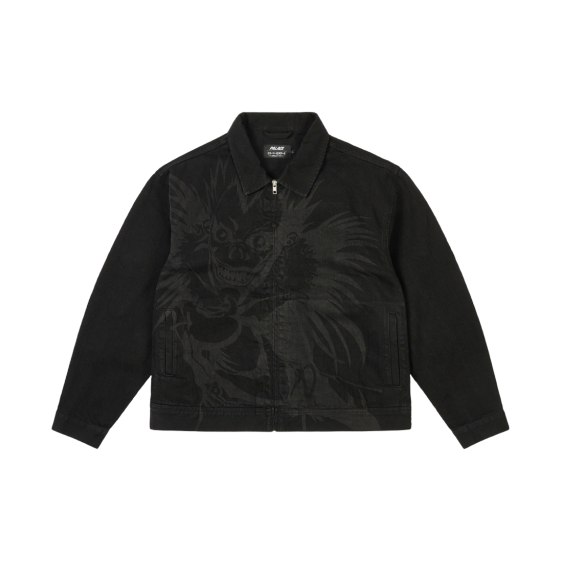 팔라스 x 데스 노트 류크 자켓 블랙 - 25SS(Palace x Death Note Ryuk Jacket Black - 25SS)