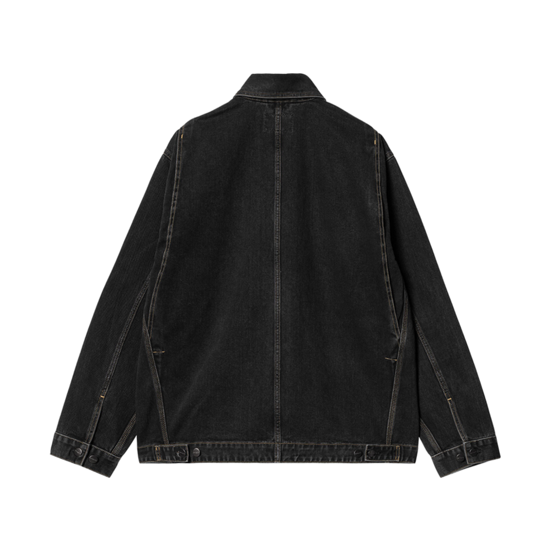 칼하트 WIP OG 더블 프론트 자켓 블랙 스톤 워시드(Carhartt WIP OG Double Front Jacket Black Stone Washed) - 2