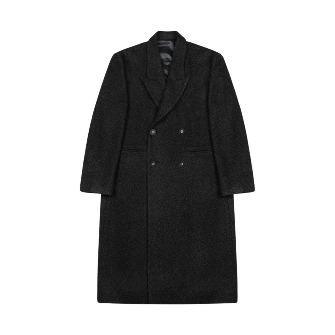 P0000CQS [KREAM 단독] STU Overfit Double Breasted Coat Black