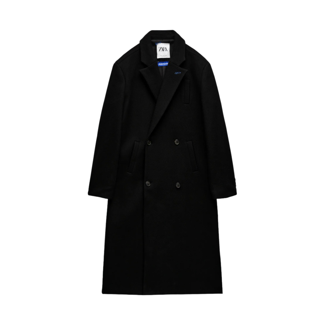 자라 x 아더에러 오버사이즈 울 코트 블랙(Zara x Ader Error Oversized Wool Coat Black)