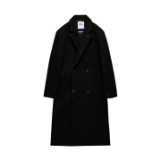 Zara x Ader Error Oversized Wool Coat Black