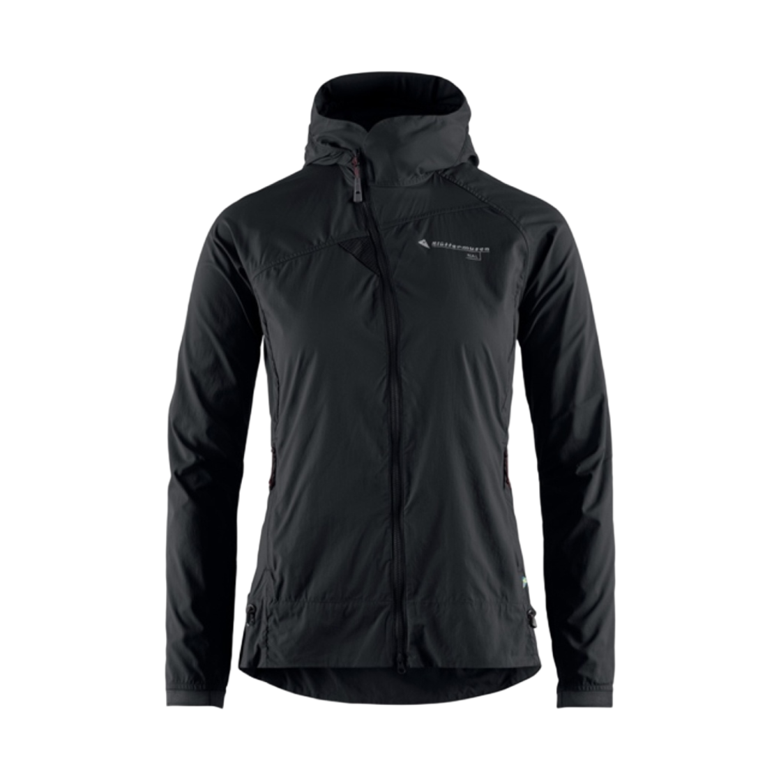 10652W11-999 (W) Klattermusen Nal Hooded Windbreaker Jacket Black