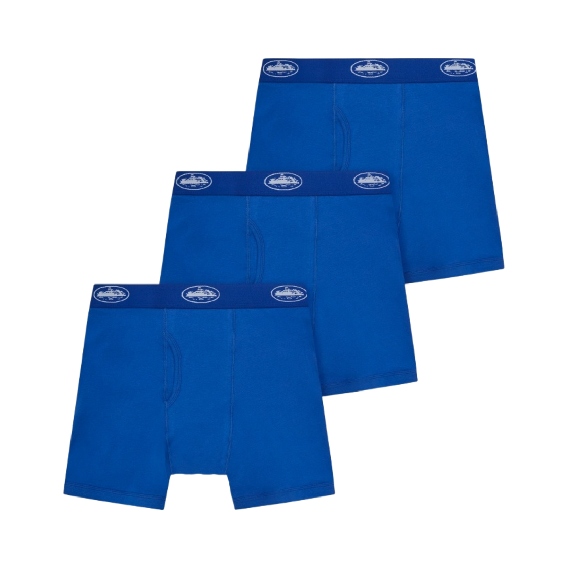 - Corteiz Alcatraz Boxers Blue (3 Pack)