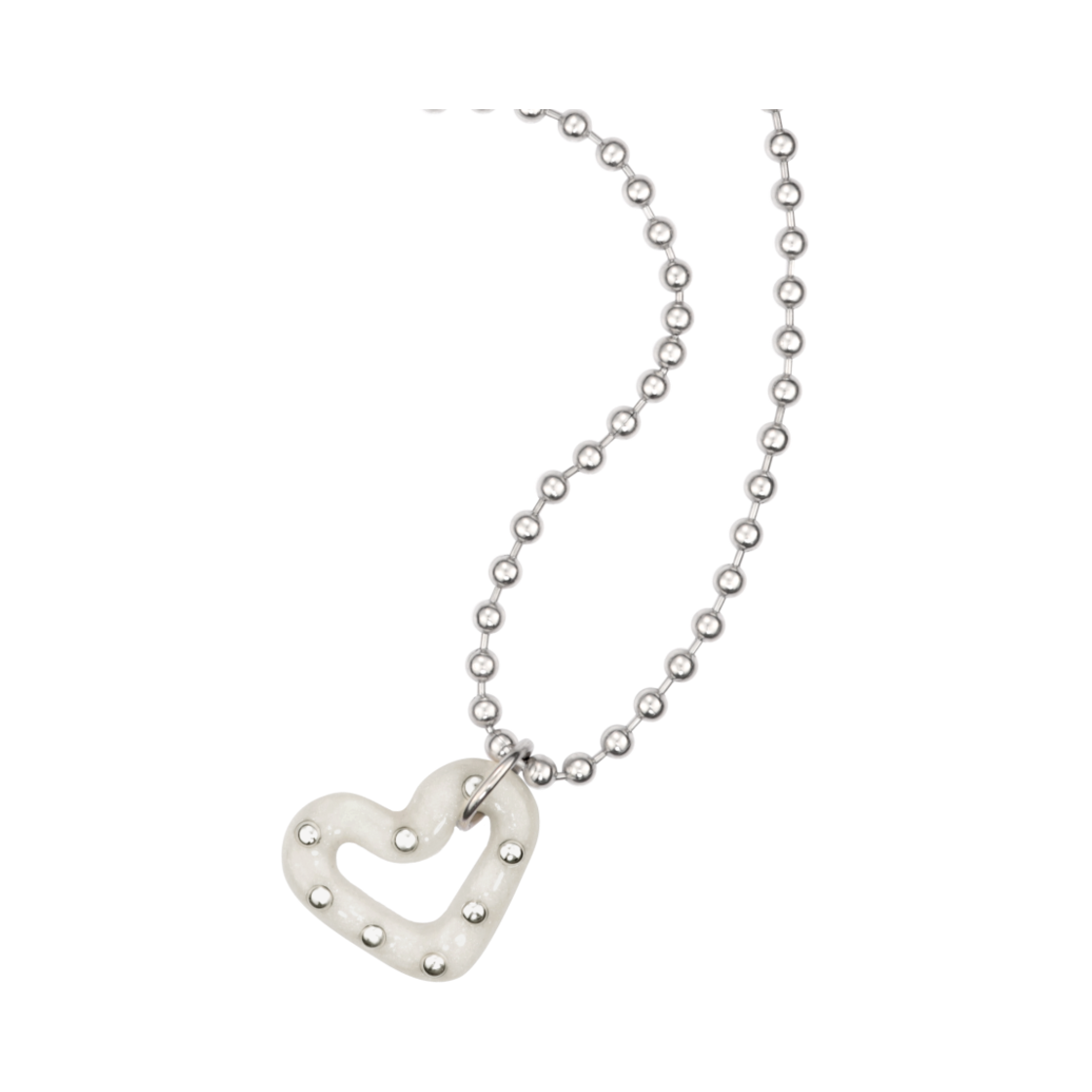 엔프프 허블 네크리스 화이트