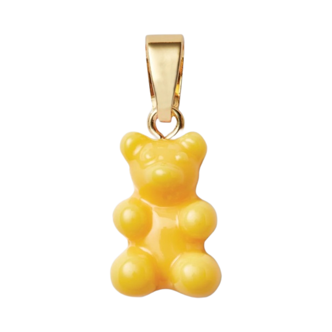 크리스탈 헤이즈 노스텔지아 베어 클래식 커넥터 골드 NYC 택시 옐로우(Crystal Haze Nostalgia Bear with Classic Connector Gold NYC Taxi Yellow) - 2