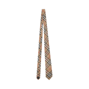 Burberry Classic Cut Vintage Check Silk Tie Archive Beige