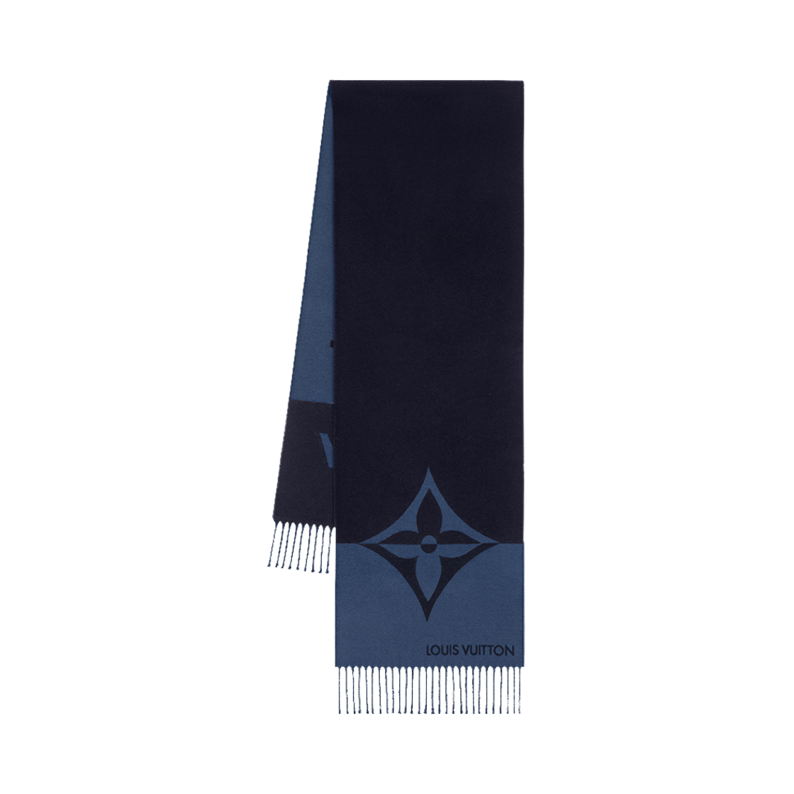 M78399 Louis Vuitton Graphic Dual Muffler Navy
