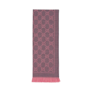 (W) Gucci GG Wool Muffler Graphite