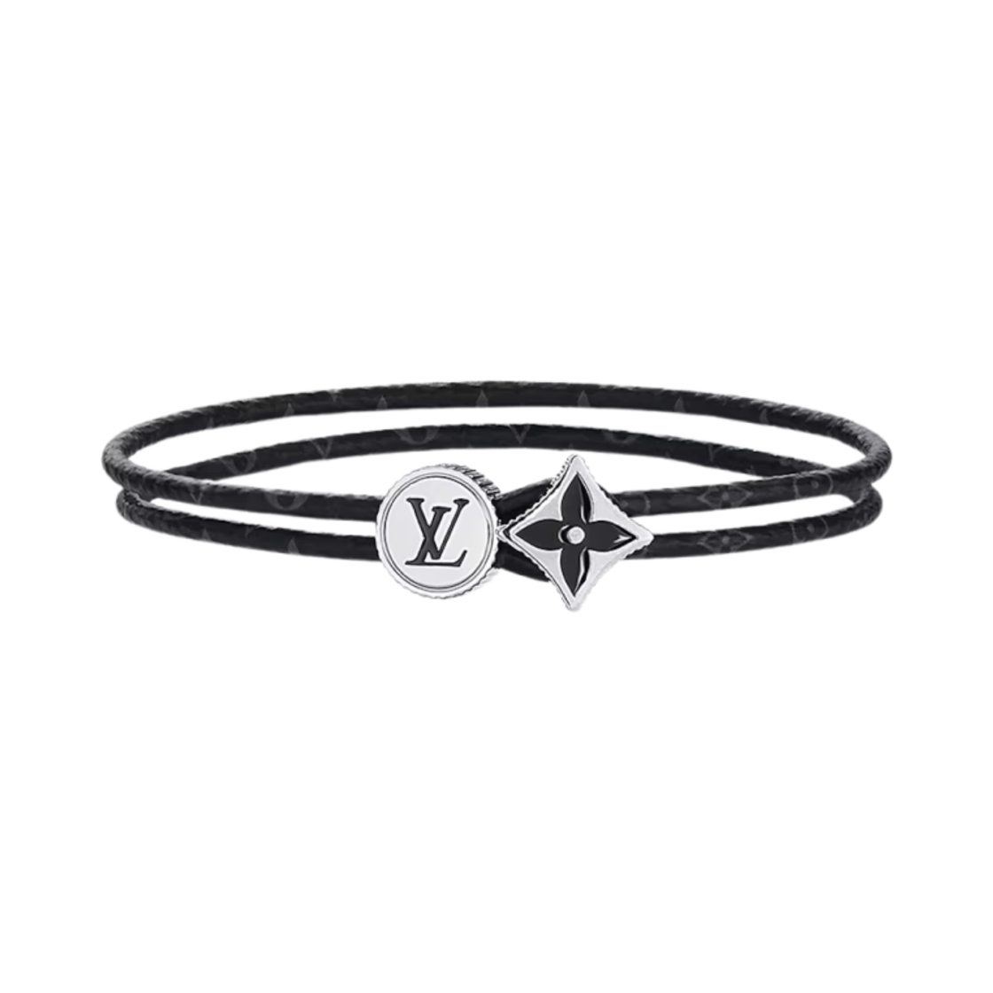 루이비통 캐치 잇 브레이슬릿 모노그램 이클립스 실버(Louis Vuitton Catch It Bracelet Monogram Eclipse Silver)