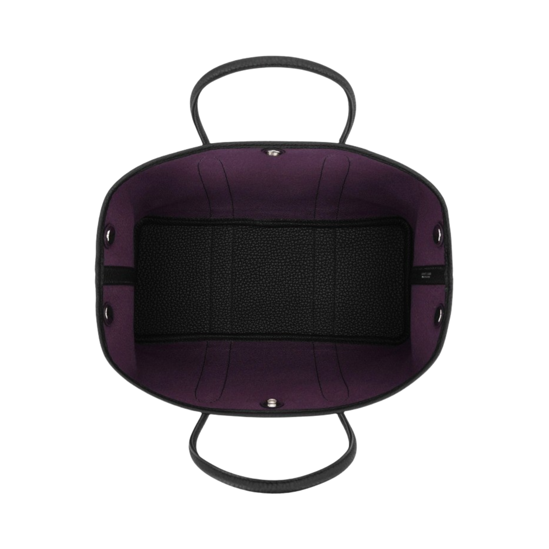 에르메스 가든 파티 30 백 트윌 네곤다 & 팔라듐 하드웨어 에크류 까시스 누아(Hermes Garden Party 30 Bag Twill Negonda & Palladium Ecru Cassis Noir) - 3