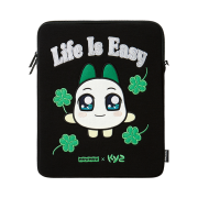 [EARPEARP X KOONGYA] Clover Onionkuya Ipad Pouch Black