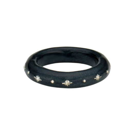 nff363 Nff Dazzling Sky Ring Black