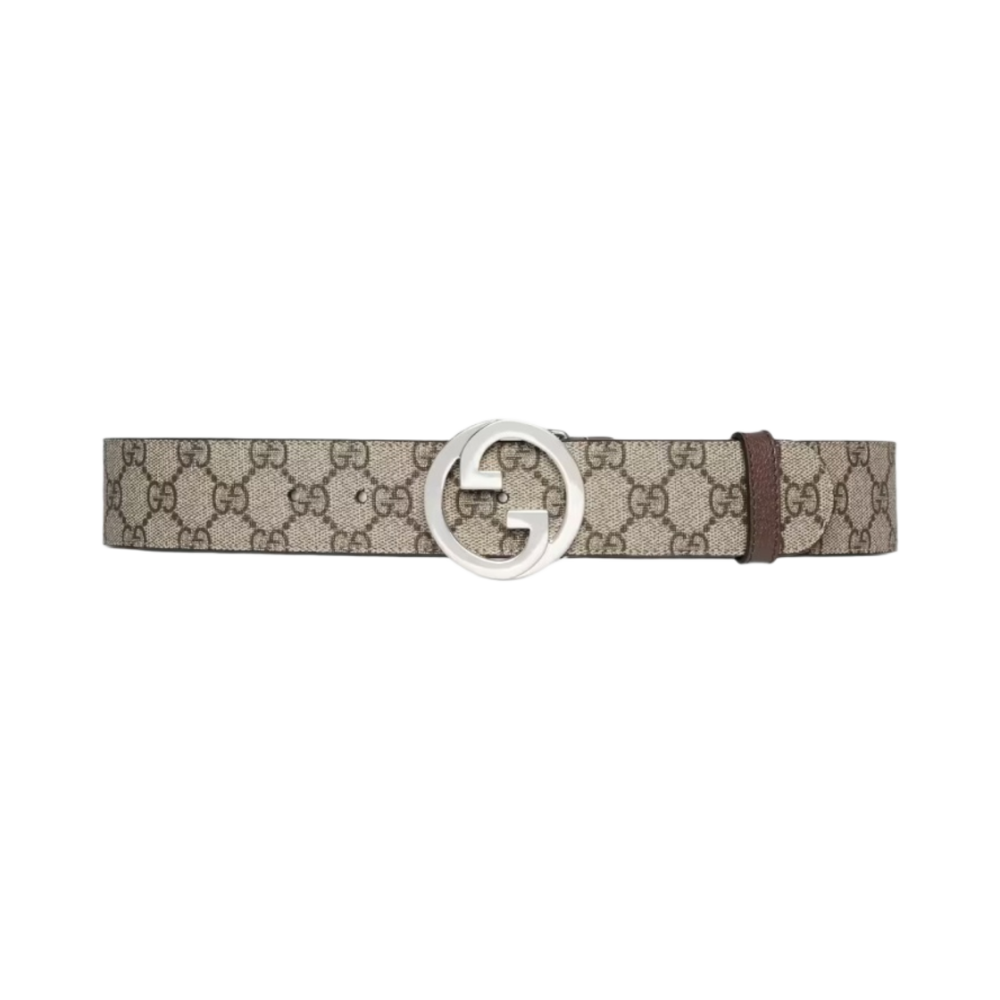 703147-KAAAD-8358 Gucci Blondie Belt Brown Beige Ebony