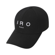 Iro Essential Cotton Logo Ball Cap Black