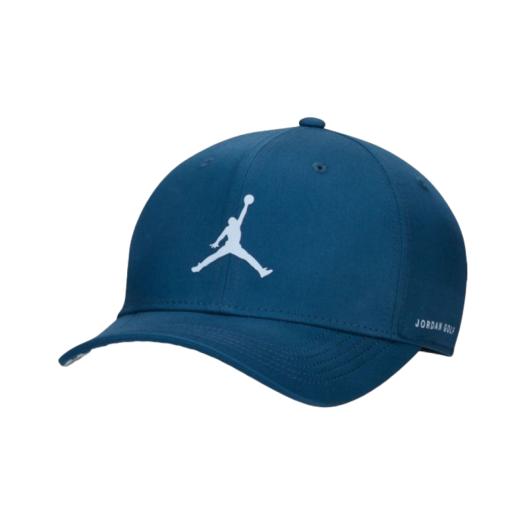 Jordan Adjustable Unstructured Golf Rise Cap Blue
