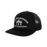 Chrome Hearts King Taco Foam Front Mesh Trucker Hat Black