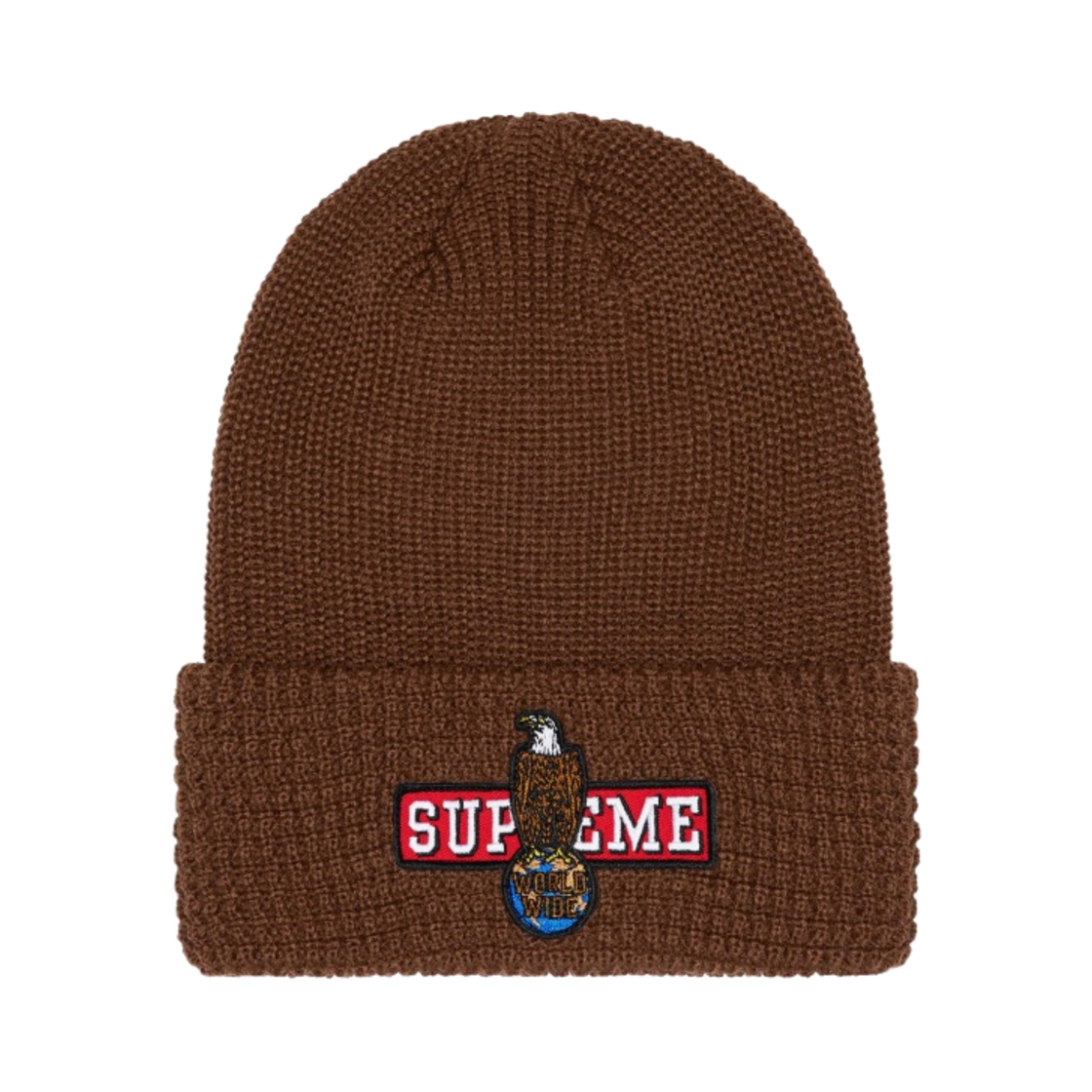 - Supreme Eagle Beanie Brown - 23FW
