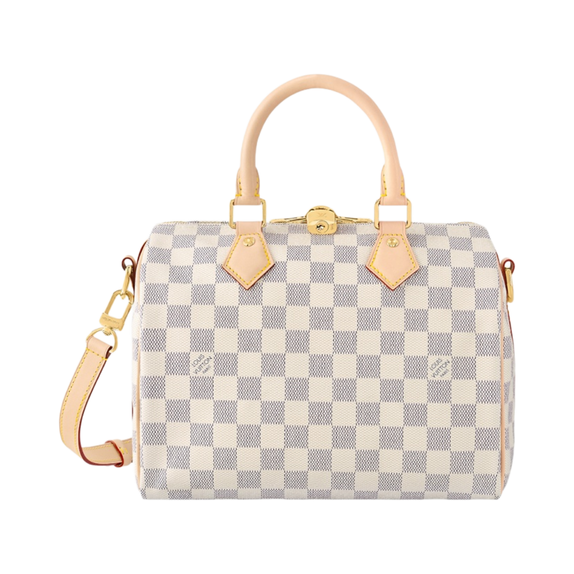 N40608 Louis Vuitton Speedy Bandouliere 25 Damier Azur Canvas Damier Azur