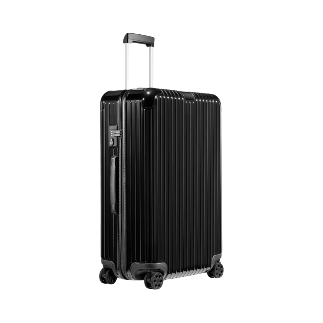 리모와 에센셜 체크인 라지 폴리카보네이트 수트케이스 블랙 글로스(Rimowa Essential Check-In Large Polycarbonate Suitcase Black Gloss) - 2