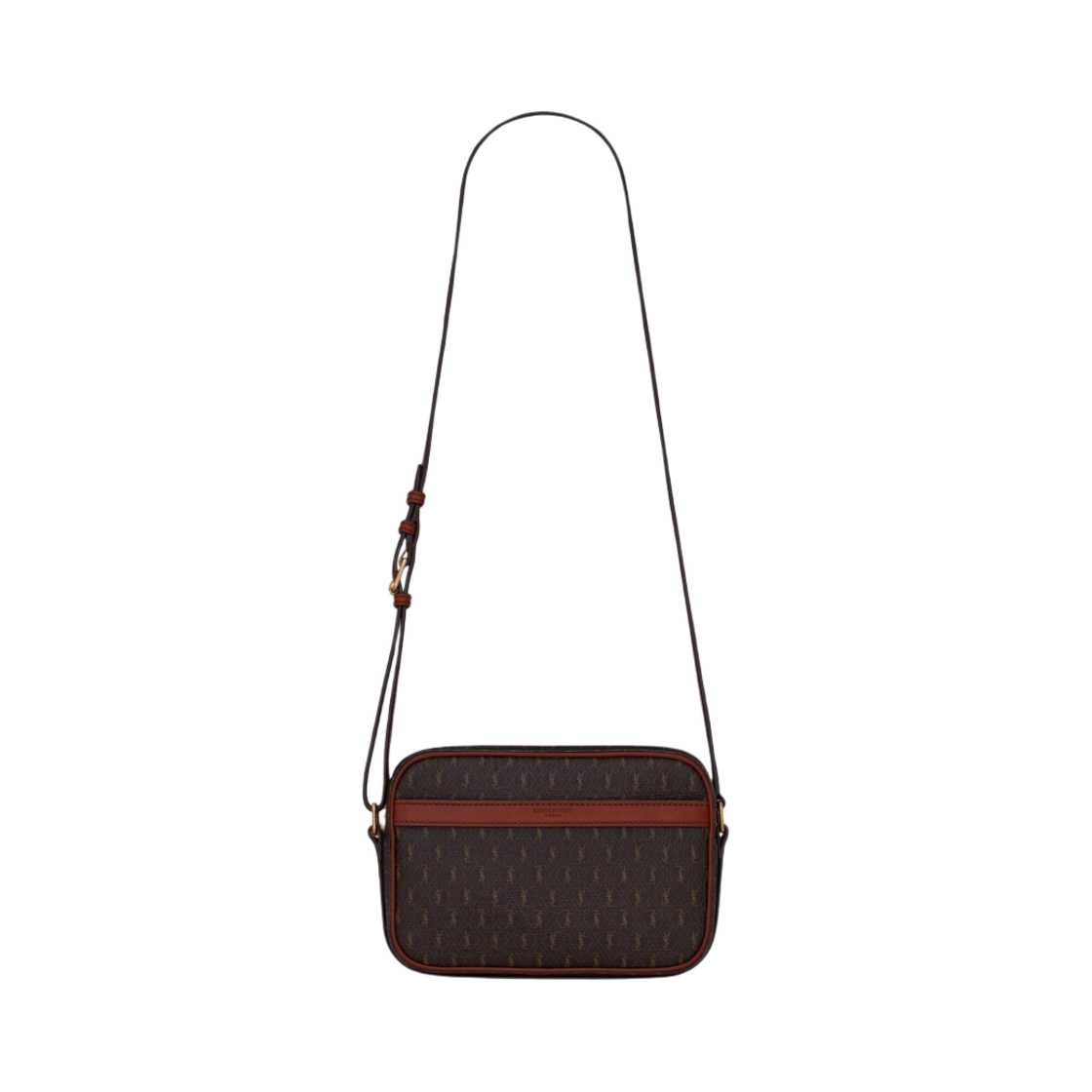 생로랑 모노그램 캔버스 앤 스무스 레더 르 모노그램 카메라백 체스트넛(Saint Laurent Le Monogramme Camera Bag in Monogram Canvas and Smooth Leather Chestnut) - 2