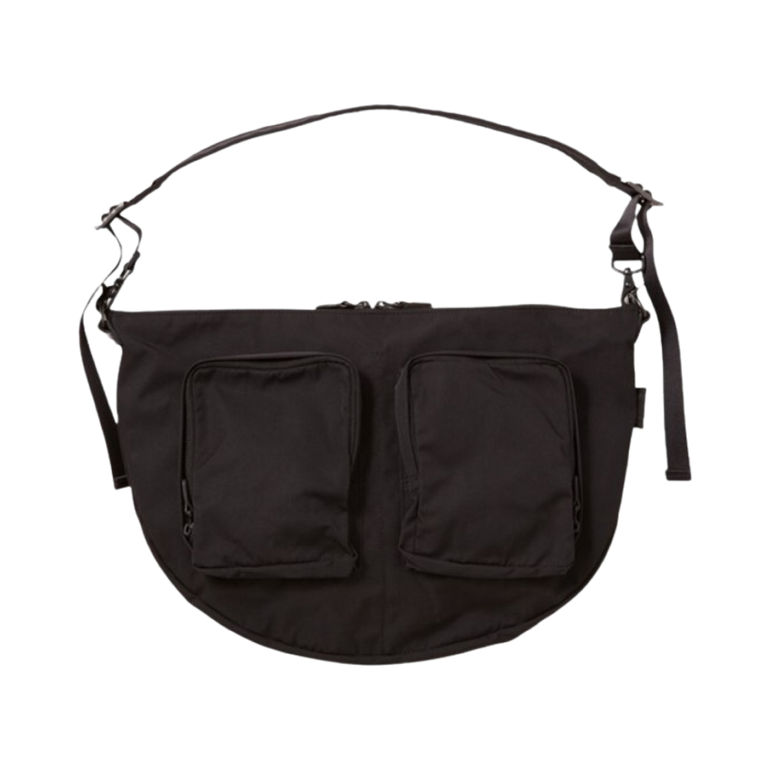 아미아칼바 개버딘 바디백 블랙(Amiacalva Gabardine Body Bag Black)