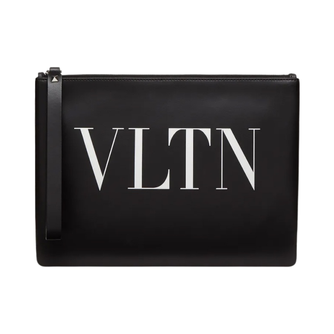 P0299LVN0NI Valentino VLTN Pouch Black White