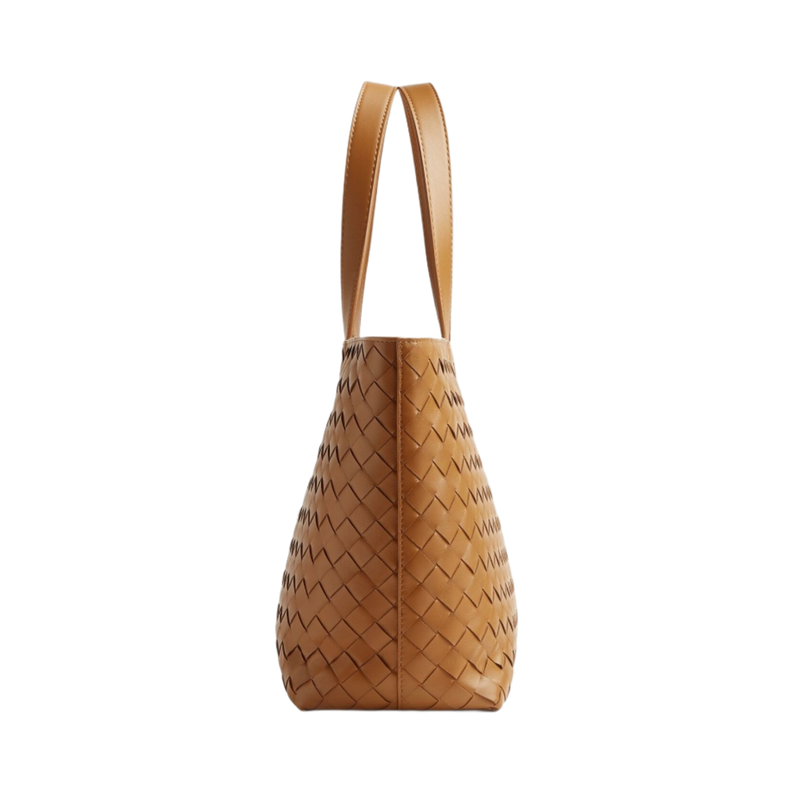 보테가 베네타 인트레치아토 토트백 카멜(Bottega Veneta Intrecciato Tote Bag Camel) - 2