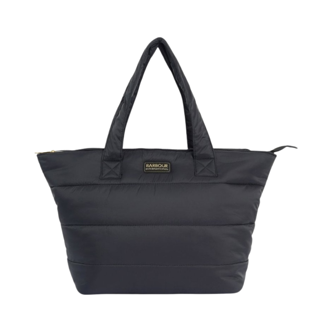 LBA0392BK11 Barbour B.Intl Monaco Large Quilted Tote Bag Black