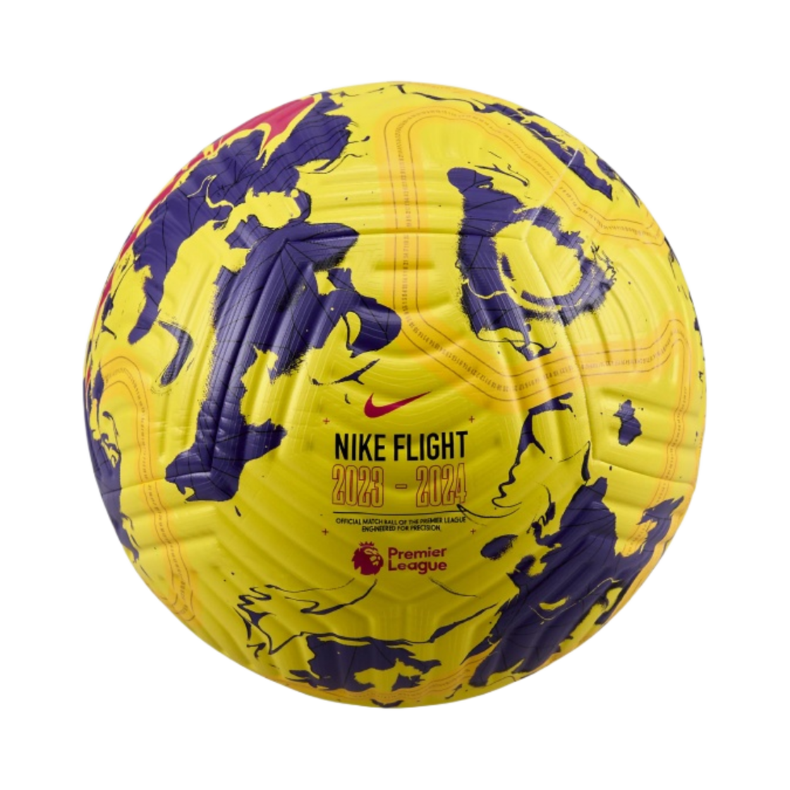 FB2979-710 Nike Premier League Flight Football Yellow Purple