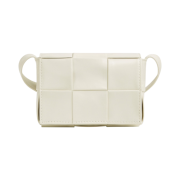 Bottega Veneta Mini Leather Cassette White