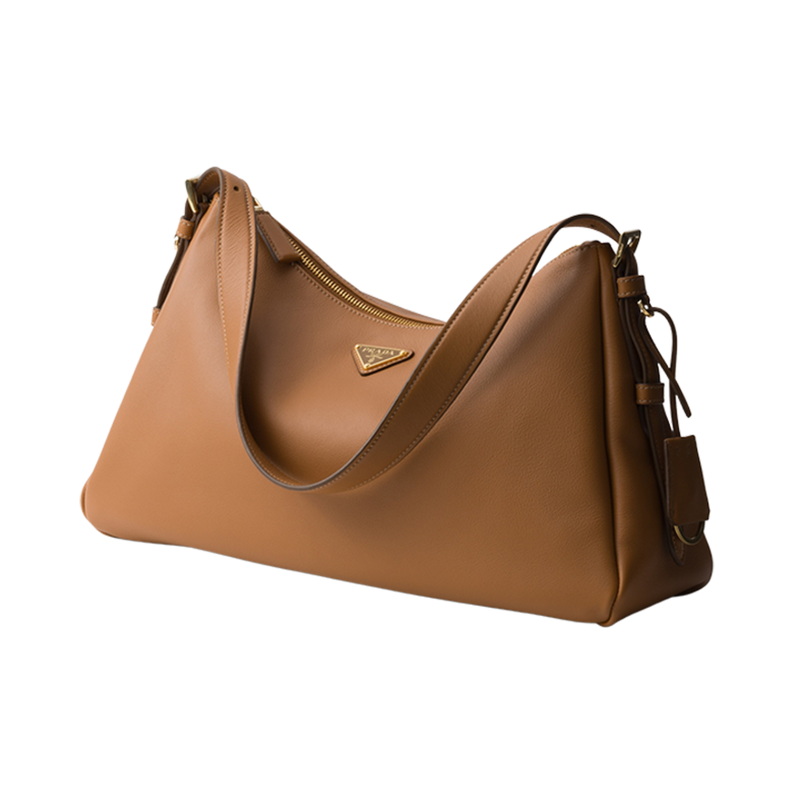 프라다 에이미 라지 레더 숄더백 카라멜(Prada Aimee Large Leather Shoulder Bag Caramel) - 2