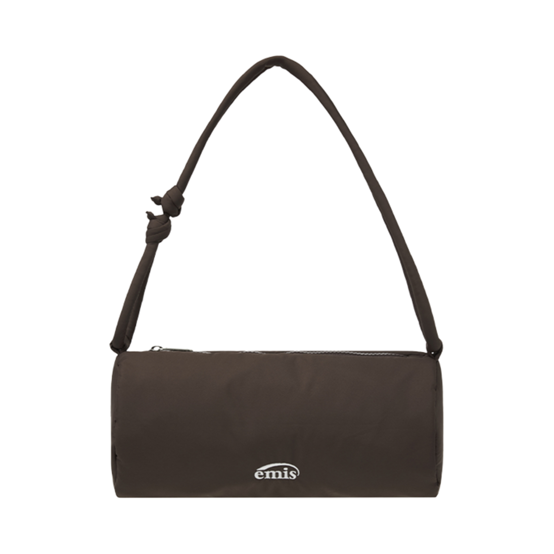 이미스 퍼퍼 배럴 백 브라운(Emis Puffer Barrel Bag Brown) - 1