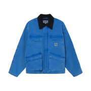 Stussy Washed Canvas Shop Jacket Blue