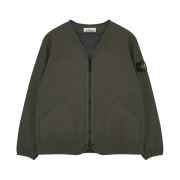 Stone Island 41127 Soft Shell-R E.DYE Pure Insulation Technology Recycled Polyester Primaloft Jacket Olive Green - 23FW